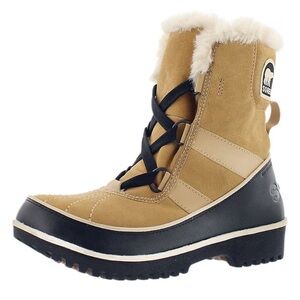 Womens Sorel Tivoli Fur Lined Lace Up Boots 6.5